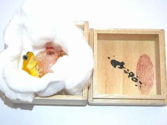 “ Tsugabu青蛙” [kengtaro健太郎]硼矽酸鹽玻璃工匠作家黃色青蛙 第10張的照片