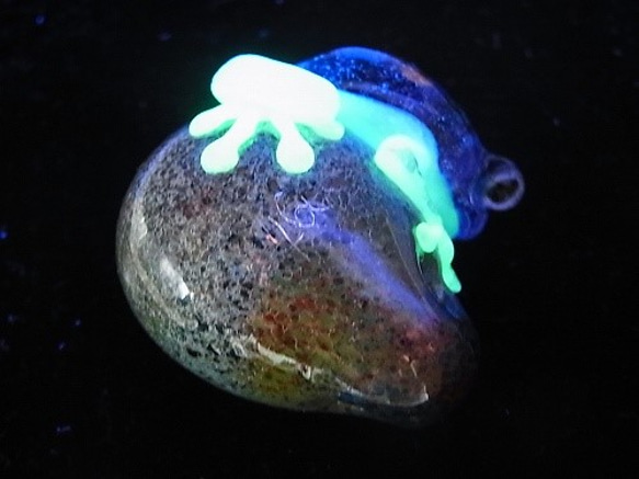 “阿約多羅（5）”【恆太郎/健太郎】日本硼矽酸鹽玻璃工藝品青蛙寶石 第3張的照片