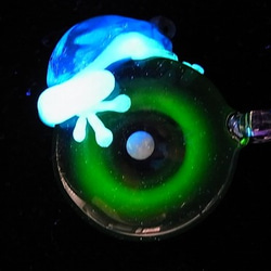 月亮彩虹（悟空）五【kengtaro Kentaro】青蛙青蛙主題硼矽酸鹽玻璃工匠 第3張的照片