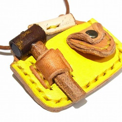 “匠天氣項鍊”（顏色：黃色）[由香守屋] DIY民間皮革配件手工 第2張的照片