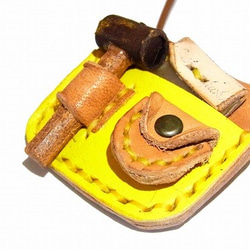 “匠天氣項鍊”（顏色：黃色）[由香守屋] DIY民間皮革配件手工 第3張的照片