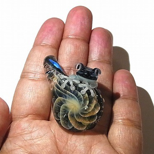 梅雨 弐 【 kengtaro / ケンタロー 】 ボロシリケイトガラス 職人 作家