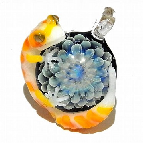 ヒョウモンくん 四【 kengtaro ケンタロー 】 ペンダントトップ ボロ