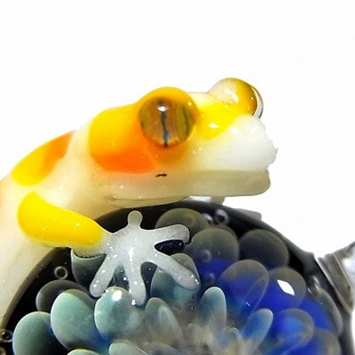 kengtaro ケンタロー　ボロシリケイトガラス　ネックレストップ① ケンタロー　ボロシリケイトガラス　ネックレストップ① kengtaro