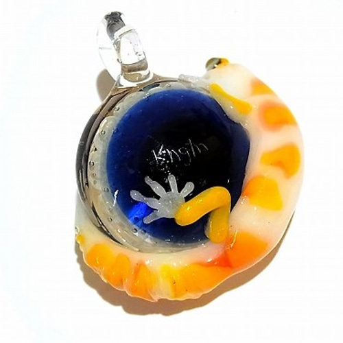 ヒョウモンくん 四【 kengtaro ケンタロー 】 ペンダントトップ ボロ