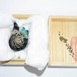 白朮4【kengtaro / Kentaro】博羅矽酸鹽玻璃工匠作家蛙青蛙一點獨特 第8張的照片