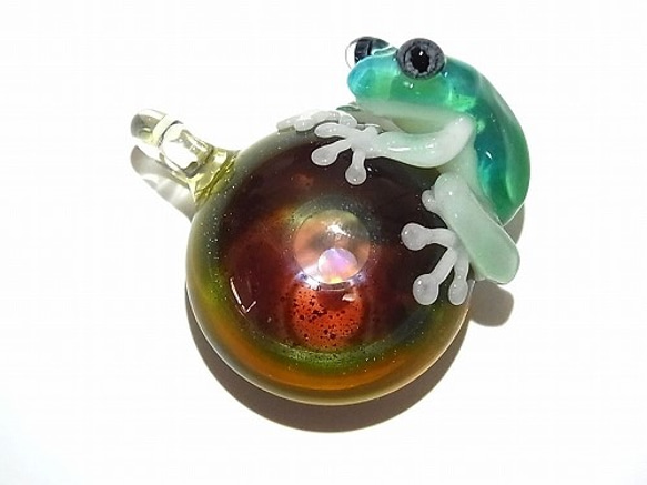 青蛙配件玻璃杯“ Gekkou Seven” [kengtaro Kentaro]青蛙青蛙圖案 第4張的照片
