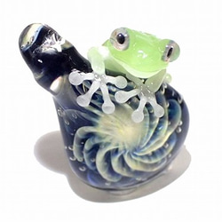 Baiu Go[kengtaro Kentaro]硼矽玻璃工匠作家青蛙青蛙青蛙一點獨特 第1張的照片