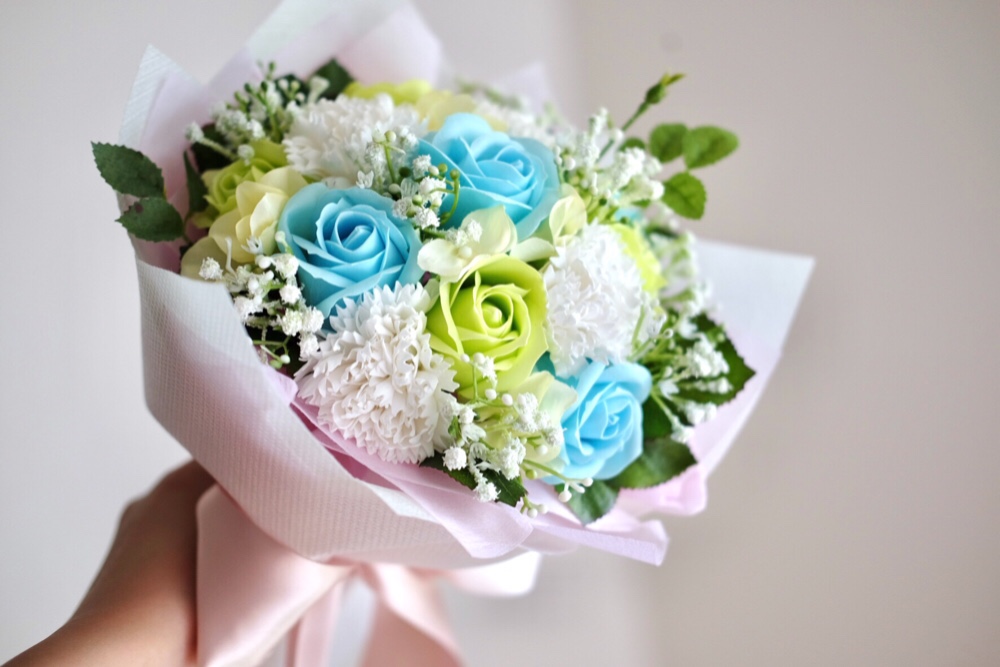 両親花束/L/ソープフラワー