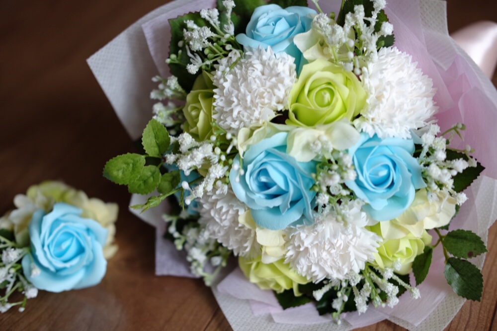 両親花束/L/ソープフラワー