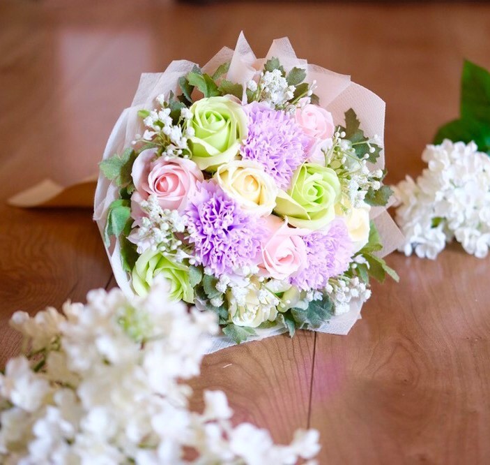 両親花束/L/ソープフラワー