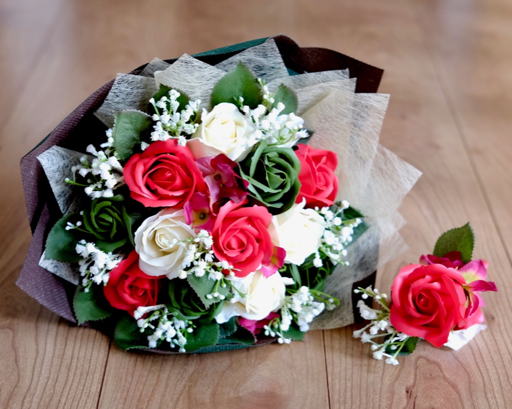 両親花束/L/ソープフラワー