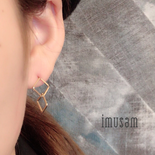 SHIHARA SQUARE PIERCE 10（Used]shihara SHIHARA three sides