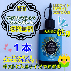 送料無料　旧青ラベル　クラフトアレンジ　ハイブリット★クリア 65g 1枚目の画像