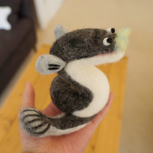 K様オーダー うなぎ仙人 羊毛フェルト たゆWOOL 通販｜Creema(クリーマ 