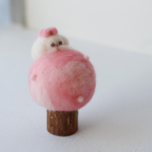 受注制作** 桜の木仙人 羊毛フェルト たゆWOOL 通販 3451180｜Creema