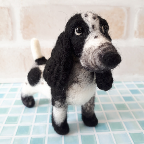 イングリッシュコッカースパニエル 羊毛フェルト manahata 通販