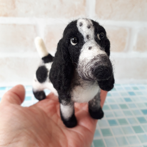イングリッシュコッカースパニエル 羊毛フェルト manahata 通販