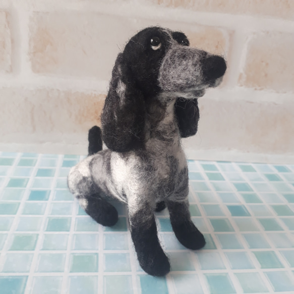 イングリッシュコッカースパニエル 羊毛フェルト manahata 通販