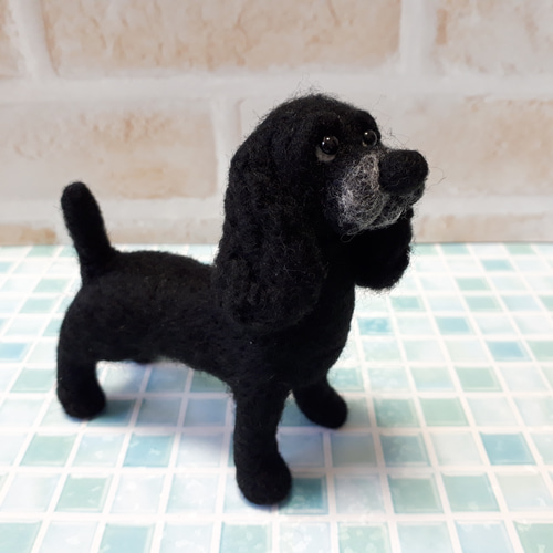 アメリカンコッカースパニエル ブラック 羊毛フェルト manahata 通販