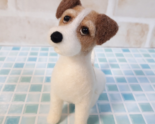 受注製作 》オーダー 犬♡うちの子製作♡羊毛フェルト♡ジャック
