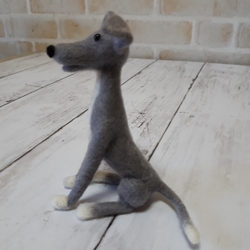 イタリアングレーハウンド 羊毛フェルト manahata 通販 7319973