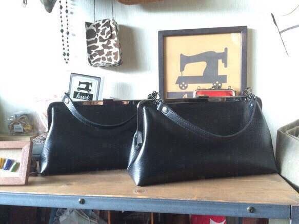 ☆creema限定☆h.w.t☆ceremony bag Black☆ 3枚目の画像