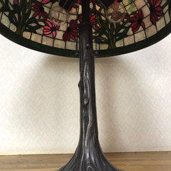 高級ステンドグラス　テーブルランプ大（W.ブラックアイドスーザン） 10枚目の画像