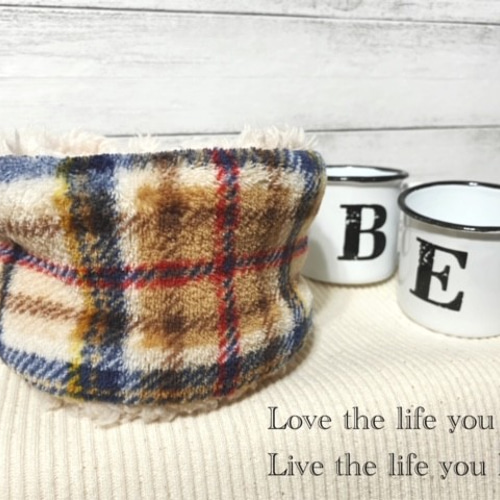 犬服 ネックウォーマー スヌード 2way マイクロフリース カジュアル