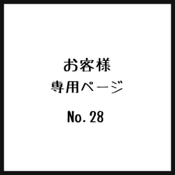 お客様＊専用ページ＊No.28 1枚目の画像