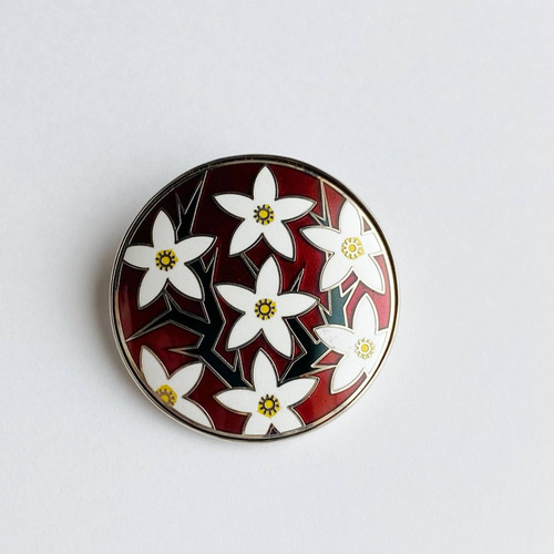 カラタチ 七宝焼ブローチ 丹銅メタル七宝 ブローチ 太田七宝 通販