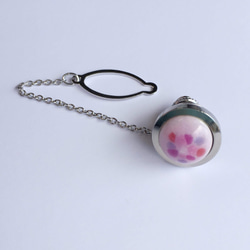 Pastel Cloisonne Tie Tack (Lapel Pin) 純銀景泰藍 第5張的照片