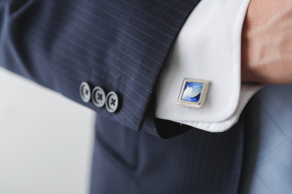 [直到8月31日！ Creema獨家] Whirlpool景泰藍領帶和袖口套裝夏季幸運袋 第3張的照片
