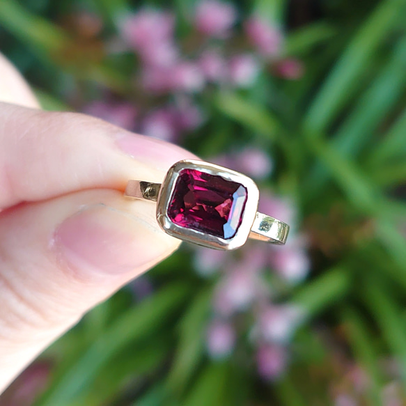 K10 ロードライトガーネット リング 指輪・リング MinimumJewelry 通販