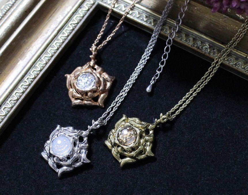 シャインローズ 薔薇ペンダント