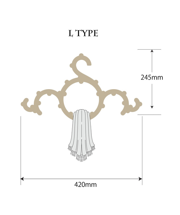 カラクサハンガ L TYPE 5枚目の画像