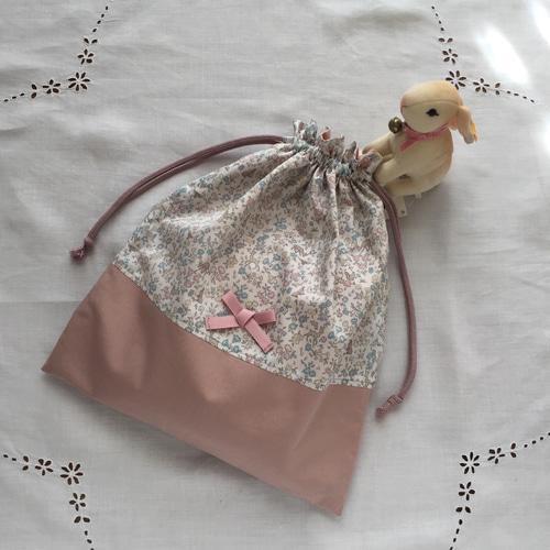 リバティ＊メドウテイルズ(Meadow Tails) お着替え袋 巾着 体操服袋