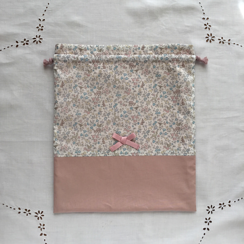 ご確認用】ハンドメイド リバティ体操服袋 メドウテイルズ