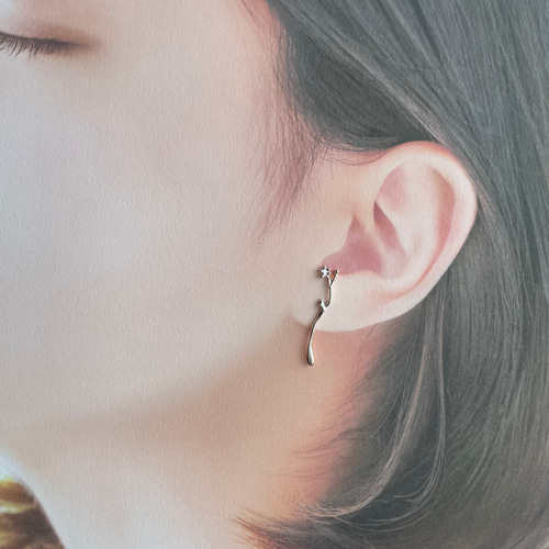 silver925 twigピアス No.17 ピアス（スタッド・一粒） yuiyui 通販 