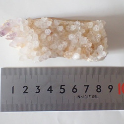 希少 国産 紫水晶（アメシスト/アメジスト） 原石 ドゥルージー 天然石 パワーストーン 9枚目の画像