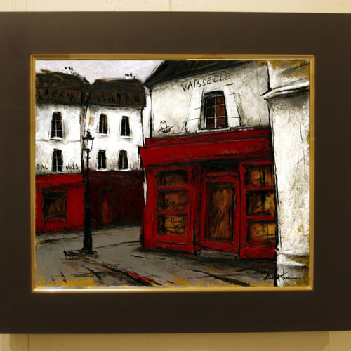 油絵コッレの街角