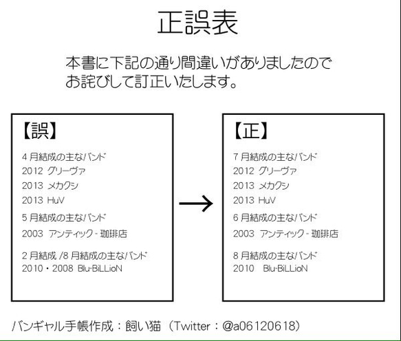 【薄ピンク×黒】バンギャル手帳2016 3枚目の画像