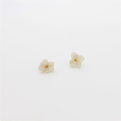永生花飾品|日本樹脂|14k包金耳環項鍊套組_安娜貝拉 第2張的照片