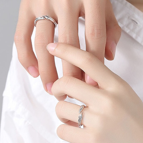 ペアリング【フリーサイズ】 結婚指輪 S 925 シルバー 受注製作