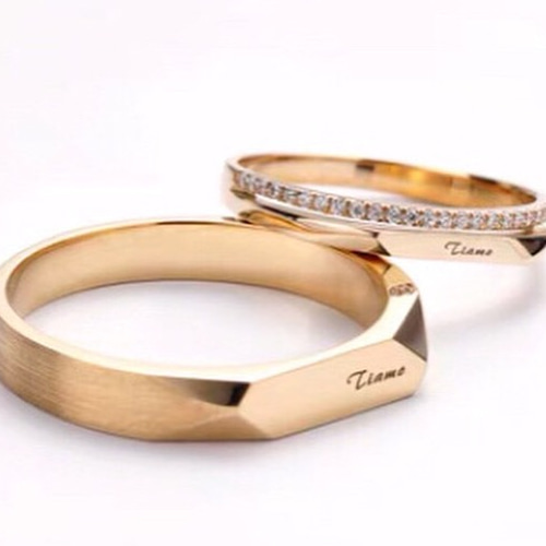 ✨ring✨18K ペアリング【セット】 結婚指輪 受注製作 リング