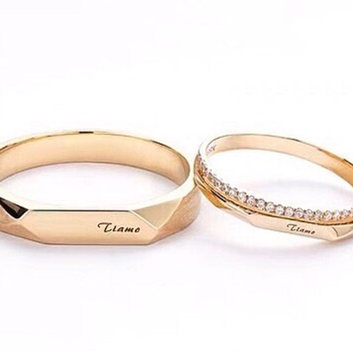 ✨ring✨18K ペアリング【セット】 結婚指輪 受注製作 リング