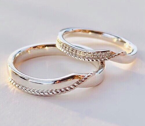 ✨ring✨ペア　リング【セット】 結婚　指輪　S 925 シルバー　受注製作　リング　カップル