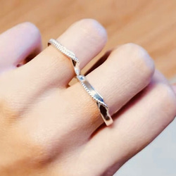 ✨NEW✨ペア　リング【セット】 結婚　指輪　S 925 シルバー　受注製作　リング　カップル 5枚目の画像