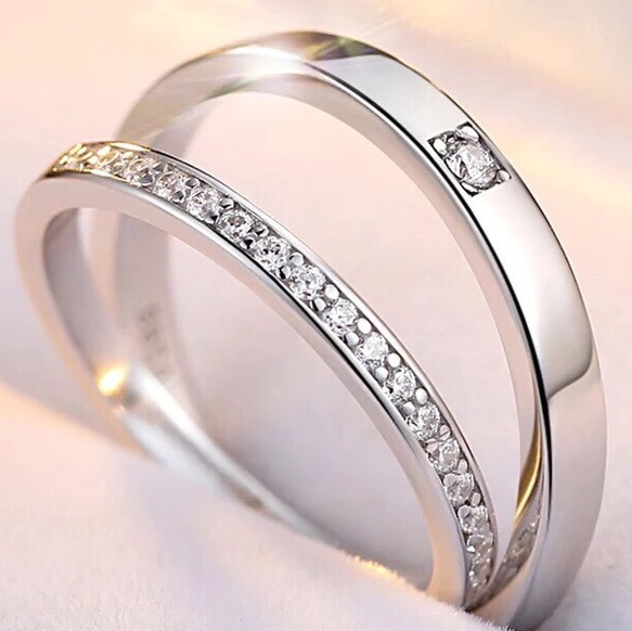カップルペアリング【セット】結婚指輪 S 925 シルバー 受注製作 カップルペアリング【セット】結婚指輪 S 925 シルバー 受注製作
