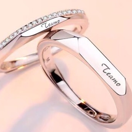 X224 ペアリング 結婚指輪 レディース  メンズ カップル フリーサイズ